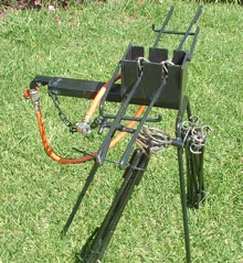 Rau 4-letter gas branding burner